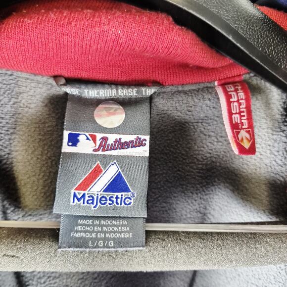 Vintage Minnesota Twins Men's Majestic Dug Out Jacket Size Large Blue MLB - Picture 5 of 13